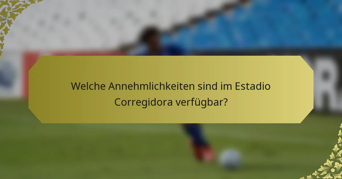 Welche Annehmlichkeiten sind im Estadio Corregidora verfügbar?